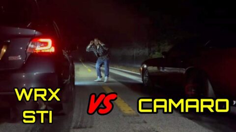 Subaru STI VS Camaro Owner! Money Race! Grudge Racing!