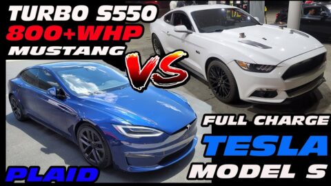 TESLA PLAID VS 800+WHP TURBO S550 MUSTANG - SCT INDY - STREET CAR TAKEOVER INDIANAPOLIS