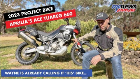The MCNews project bike for 2023 - Aprilia's Tuareg 660