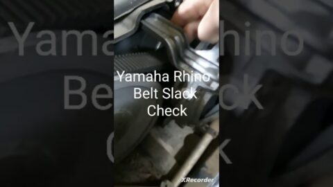 Yamaha Rhino 660 700 Belt Check #shorts  @hondaesshiftkit