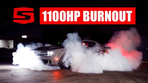 1100HP Hellcat Redeye BURNOUT! @speedsociety @ForzaTuned