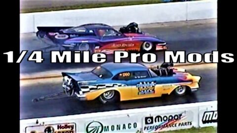 1/4 Mile 2002 IHRA Hooters ACDelco Nationals Pro Mod Blower / Nitrous Drag Racing Action Part 5 Of 8