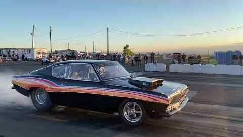 1968 barracuda no prep race