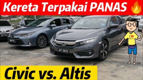 #660 |Honda Civic FC 1.5T lawan Toyota Corolla Altis 1.8G