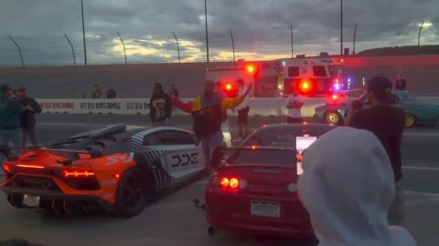 @DailyDrivenExotics @1320video Insane 2-step competition at SLUSH Motorsports Festival! 10.01.22