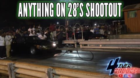 ANYTHING ON 28’S SHOOTOUT COVERAGE AT JUNKYARD #1 SPEEDWAY + DAILY DRIVER GRUDGE RACE !!