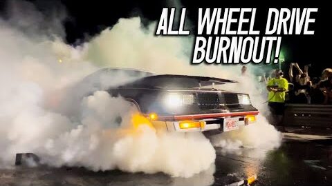 All Wheel Drive Cutlass does NASTY Burnout!! 850hp | Supercharged