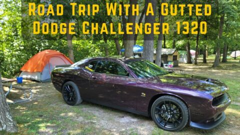 Driving a stripped out gutted Dodge Challenger 1320 on an almost 3000 mile road trip