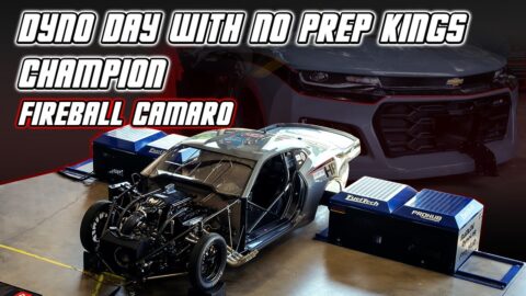 Dyno testing with Street Outlaws / No Prep Kings | Ryan Martin's Fireball Camaro