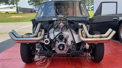 First time no prep racing with the Chevy Luv and drew Turbo John!