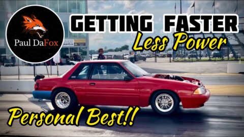 Getting FASTER w/ Less Power - Test and Tune Personal Best // 1320 Drag Racing 🏁