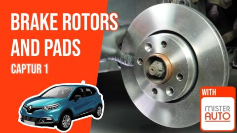 How to replace the front brake discs and pads Captur 1 🚗