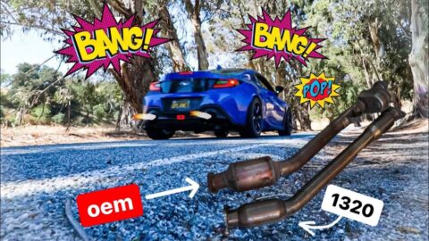 Installing 1320 front pipe on my 2022 BRZ/Gr86