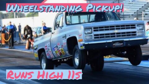 Paul Wong Interview NHRA Stock Eliminator N/SA Chevy Pickup Truck Runs High 11s @ 2022 Indy US Nats!
