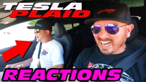 TESLA MODEL S PLAID REACTION VIDEO W/ JUSTIN ( STANGKILR )TEST RIDES STREET CAR TAKEOVER INDY