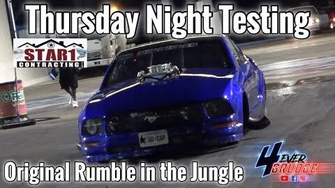 THE ORIGINAL RUMBLE IN THE JUNGLE | THURSDAY NIGHT TESTING AT TEXAS MOTORPLEX