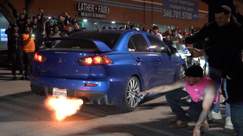 TX2K Car Meet Turns Into WARZONE When The Wild Boys Show Up!!!