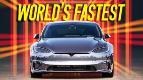 The FASTEST Tesla Model S Plaid in the World! (He beat Jay Leno's Record!)