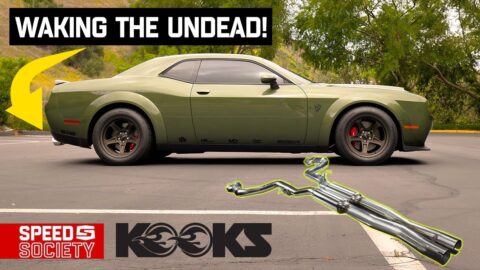 WAKING THE UNDEAD! Demon gets full Kooks Stainless Headers + Exhaust | SSG #28 Demon | Speed Society