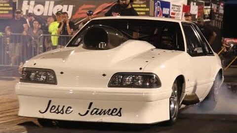 4.84 STOCK BORE SPACE MUSTANG “JESSE JAMES” BEING A TURBO BULLY ! TRANS AM HAD THE BACK TIRE
