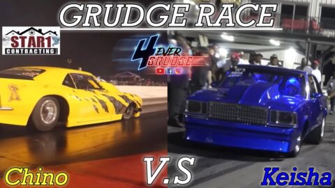 GRUDGE RACE | CHINO GIVES THE MALIBU KEISHA THE BREAK TO THE 1/8 MILES .. WATCH WHAT HAPPENS !!