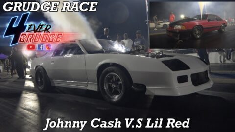 GRUDGE RACE | LIL RED MUSTANG VS JOHNNY CASH CAMARO