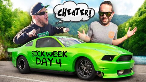 Is he CHEATING? Racing drama and trailer burnouts! | Sick Week Day 4