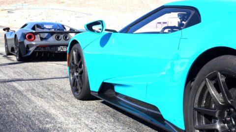 New Vs. Newer Ford GT Drag Race