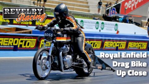 Royal Enfield Racing - Double Tap: Royal Enfield Twin IHRA Drag Bike Up Close