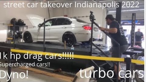 Street car takeover Indy 2022 pre meet Thursday  (dyno, flames, pulls)