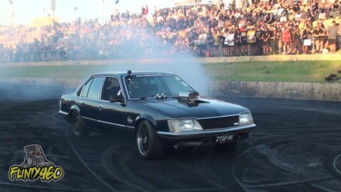 VH COMMODORE "2TUF4U" STRUGGLES ON THE PAD AT MOTORVATION 34