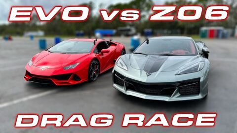 Z06 out launches my EVO AWD? * Chevrolet Corvette C8 Z06 vs Lamborghini Huracan 1/4 Mile DRAG RACE
