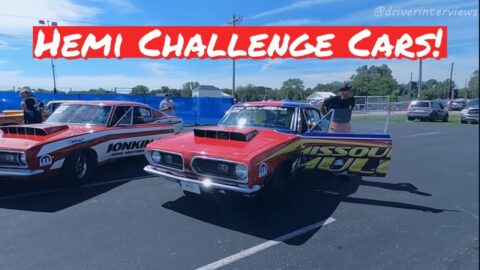 2022 Dodge HEMI Challenge Staging Lanes Super Stock NHRA US Nationals Indy Muscle Cars Dart Cuda 426
