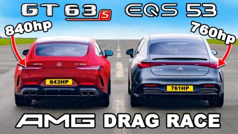 840hp AMG GT v 760hp AMG EQS: DRAG RACE