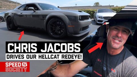 CHRIS JACOBS, "Overhaulin'" RIPS 1100HP Redeye Hellcat! She's Solid!
