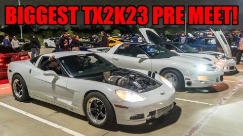 CRAZIEST TX2K23 RACECARS Shut Down HUGE TX2K Pre-Meet! (FAST CARS EVERYWHERE!)