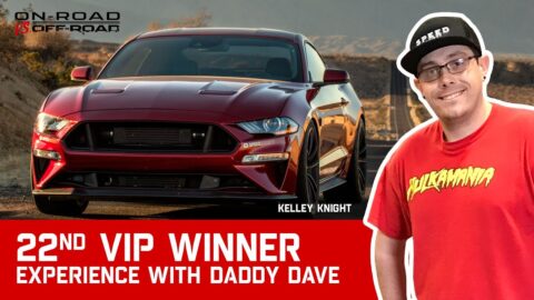 Daddy Dave Gives His DDR Procharged Mustang to our 22nd Winner Kelley Knight