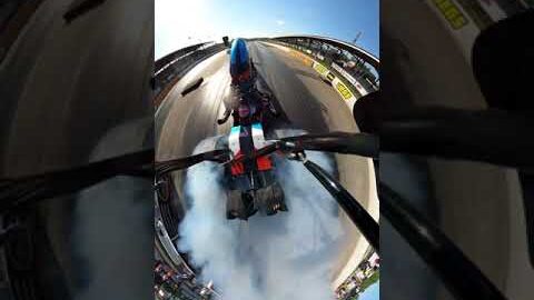 GoPro Max Burnout Footage on PDRA Top Dragster