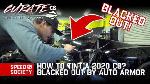 How to Tint a 2020 C8? BLACKED OUT by Auto Armor