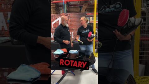 How to spray our polish onto the pad!