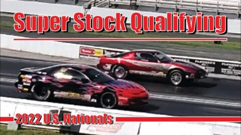 NHRA Super Stock Qualifying from "The Big Go"...2022 U.S. Nationals in Indy...SPORTSMAN DRAG RACING!