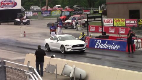 NMRA Ford Muscle time trials at Summit Motor Speedway in Norwalk Ohio