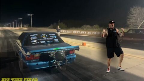 Street Outlaws 2023 No prep Kings: Big tire final #bigtires #smalltire