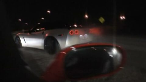 Supercharged Corvette having some fun! #shorts #1320video #cadillac #carswithoutlimits #corvette