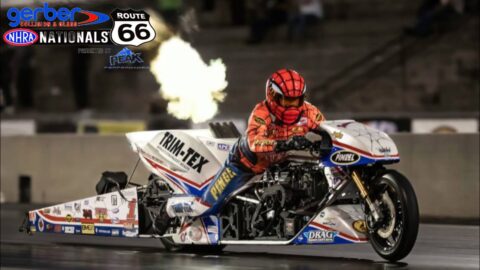 2023 NHRA Route 66 Nationals | Top Fuel Motorcycle Exhibition | Chicago, IL