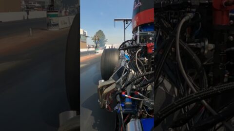 GoPro Max Burnout Footage on PDRA Top Dragster