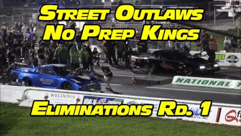 Street Outlaws No Prep Kings Invitational Eliminations National Trail Raceway 2023 Round 1