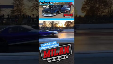 #OUTLAW632 was LOOKING and SOUNDING like Vintage 80’s 90’s #NHRA #ProStock At Milan Dragway 😱😱🔥🔥