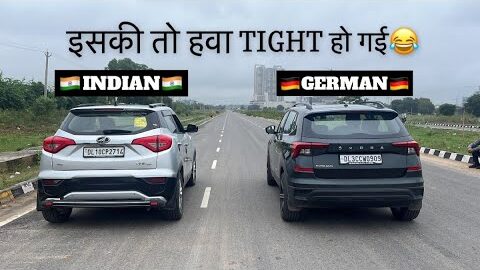 DRAG RACE: XUV300 Vs KUSHAQ👌🏼India पड़ा Germany पे भारी🔥