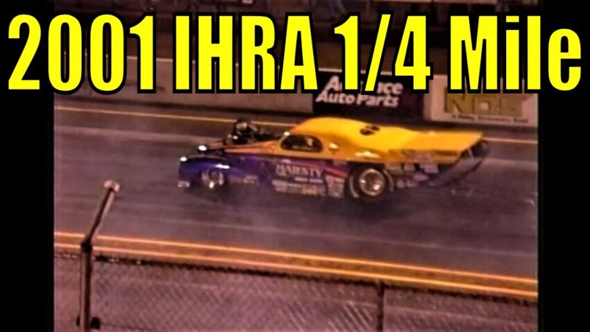 2001 IHRA 1/4 Mile Spring Nationals Rockingham Dragway Heads Up Drag Racing Action Part 6 of 9
